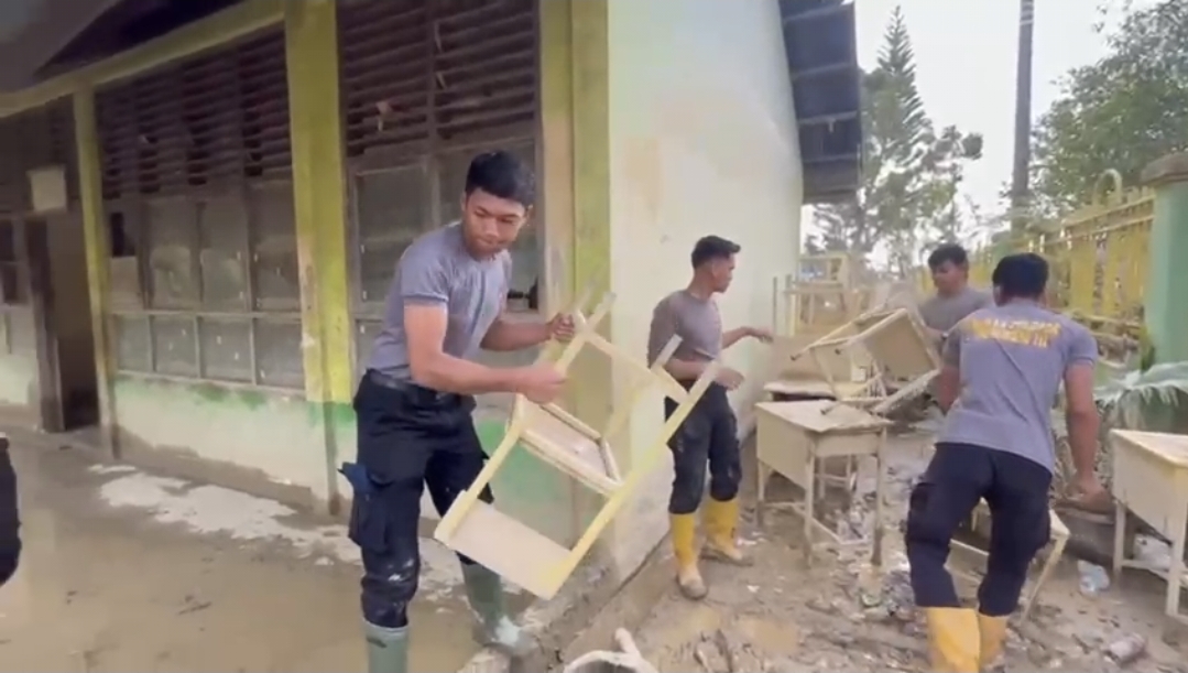 Komitmen Polri dalam Pemulihan Pascabanjir, SD Negeri di Aceh Tamiang Siap Digunakan