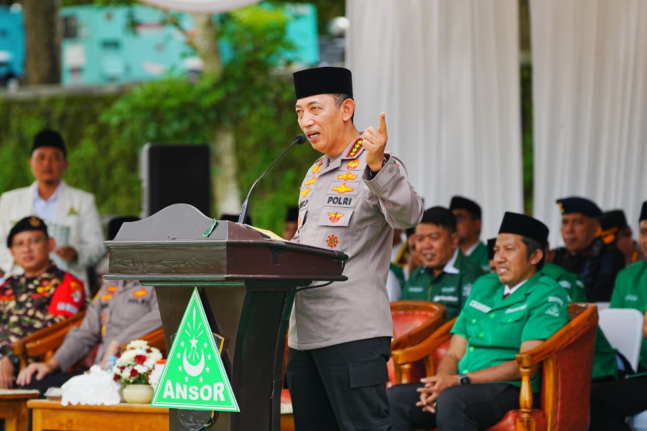 Kapolri Ajak GP Ansor-Banser Perkuat Sinergi Jaga Kamtibmas dan Sukseskan Program Pemerintah