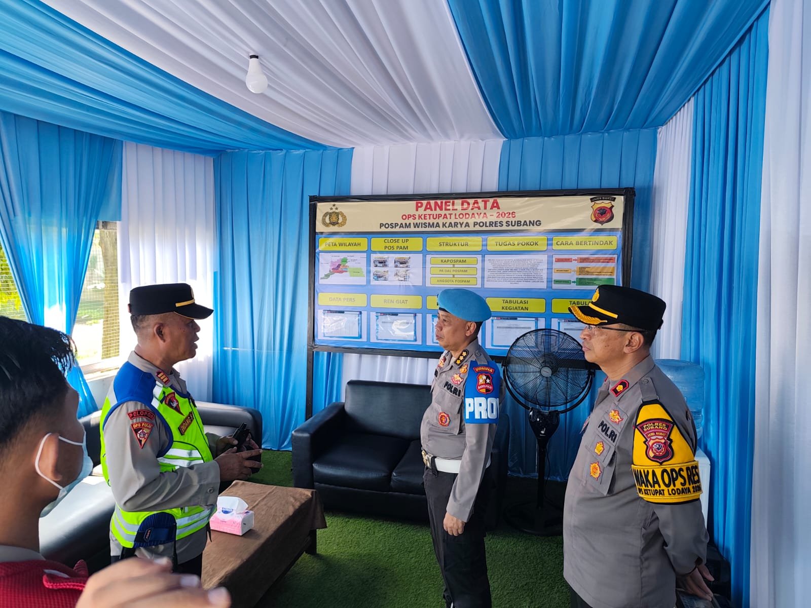 Divpropam Polri Laksanakan Gaktibplin di Pos Pam Wismakarya Subang, Perkuat Pengawasan Personel Ops Ketupat 2026